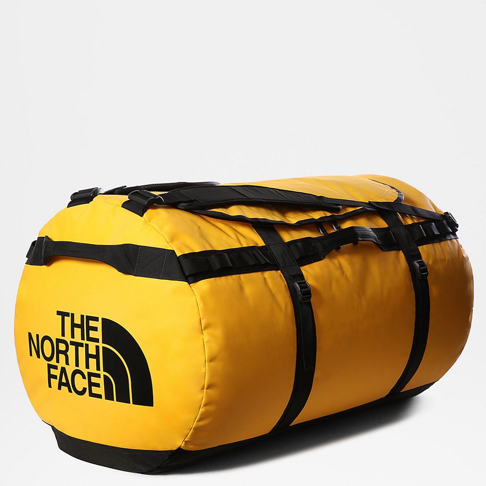 The North Face Duffel Bag Mens Australia - The North Face Base Camp - Xxl Gold / Black (WHS-209461)